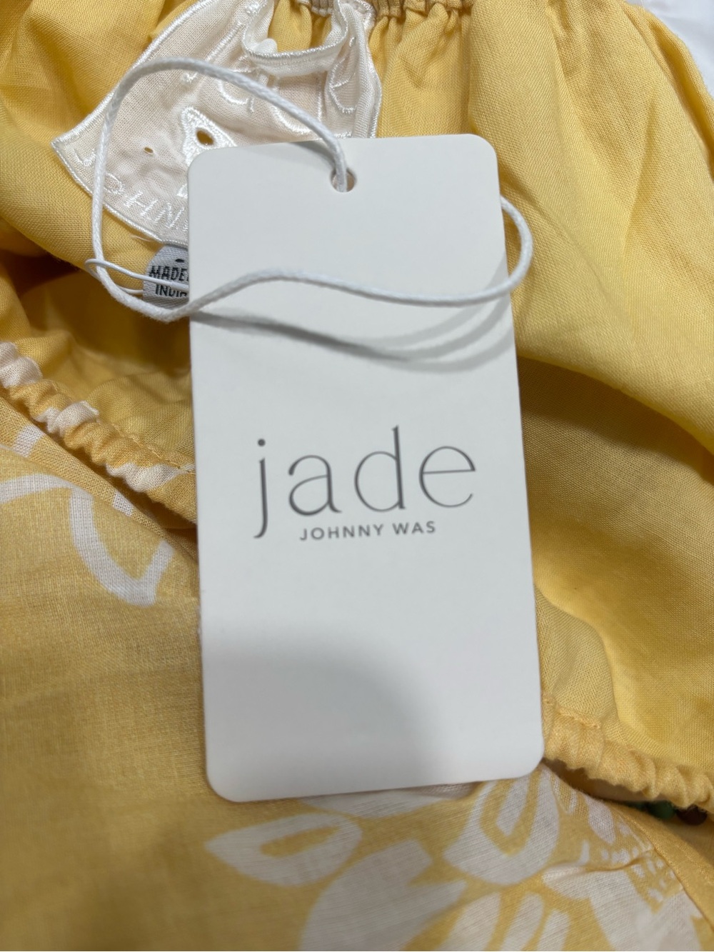 JOHNNY WAS LILY RAE TIERED MAXI DRESS COLOR: Sorrento Sunshine Yellow - Picture 8 of 13
